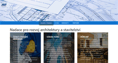 Desktop Screenshot of abf-nadace.cz